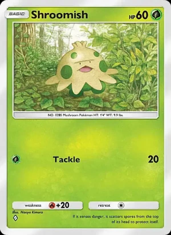 Shroomish — Mega Rising, One Diamond