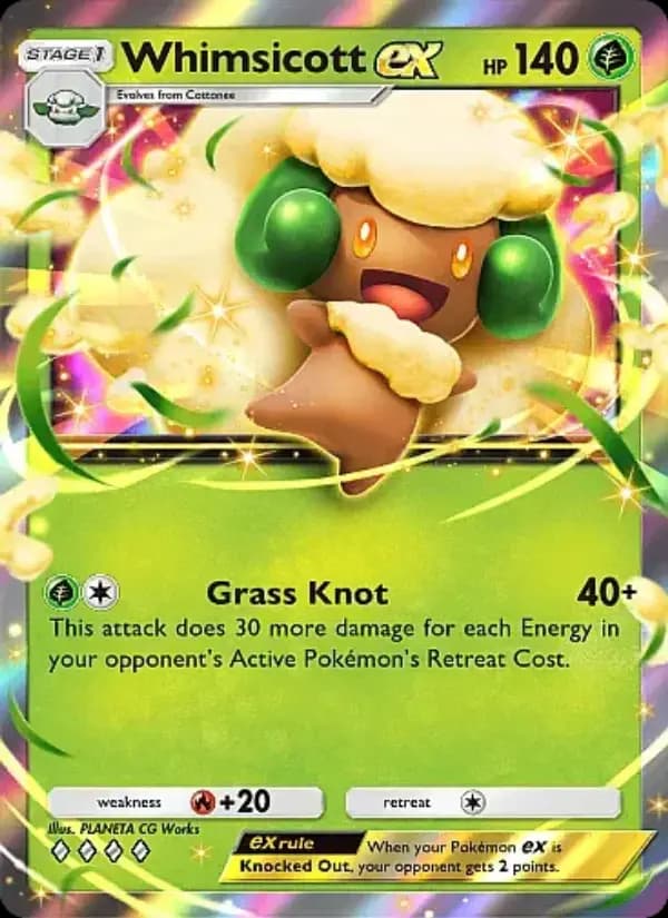 Whimsicott ex — Mega Rising, Four Diamond