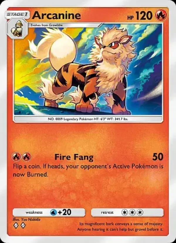Arcanine — Mega Rising, Two Diamond