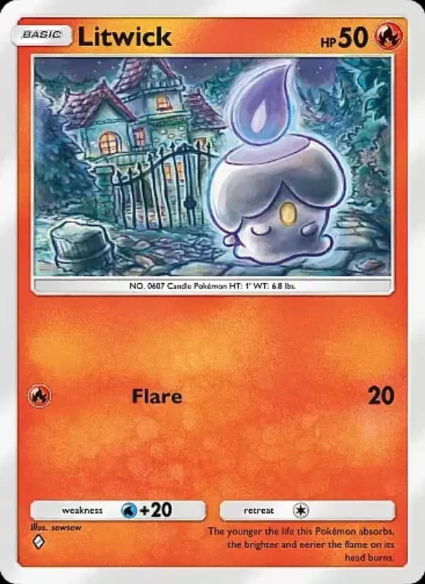Litwick — Mega Rising, One Diamond