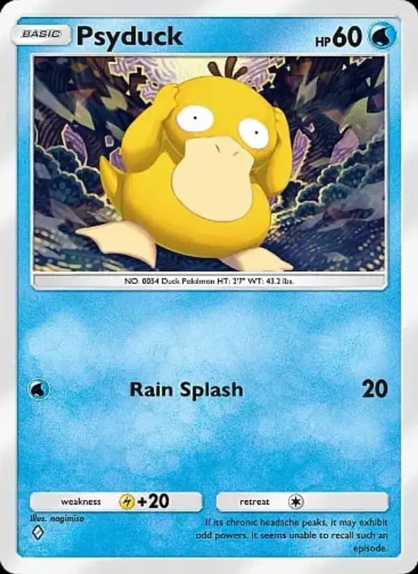 Psyduck — Mega Rising, One Diamond