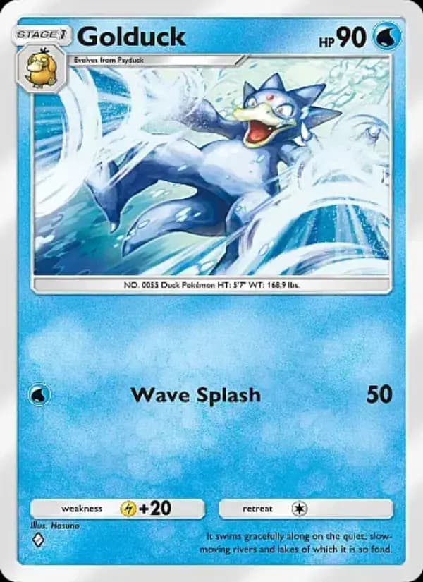Golduck — Mega Rising, One Diamond