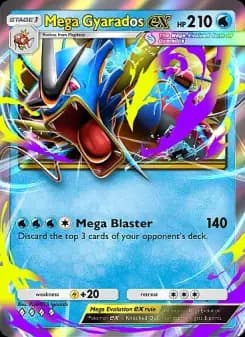 Mega Gyarados ex — Mega Rising — Four Diamond