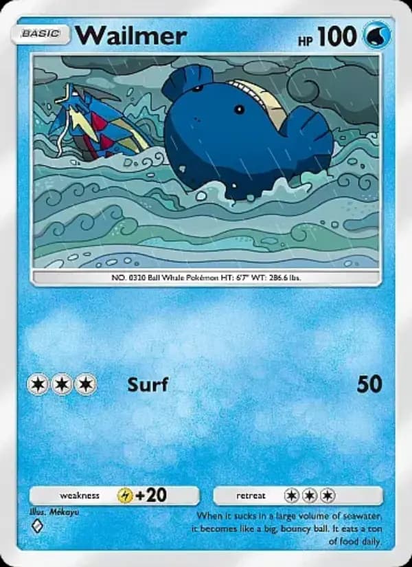Wailmer — Mega Rising, One Diamond