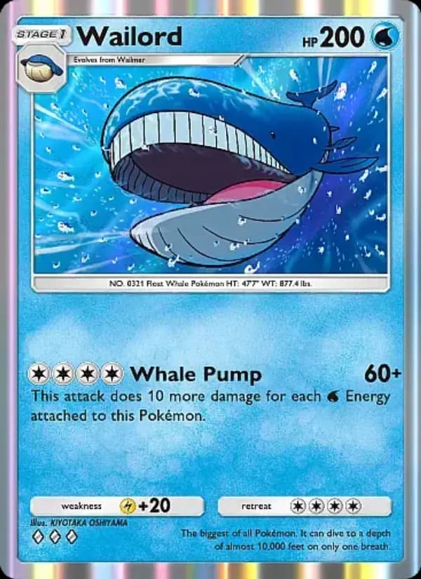 Wailord — Mega Rising, Three Diamond