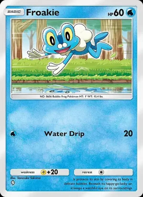 Froakie — Mega Rising, One Diamond