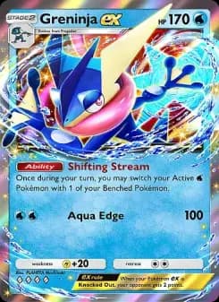 Greninja ex — Mega Rising — Four Diamond
