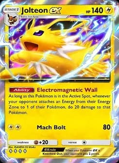 Jolteon ex — Mega Rising — Four Diamond