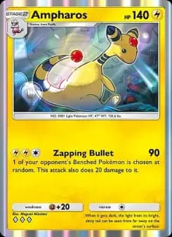 Ampharos — Mega Rising — Three Diamond