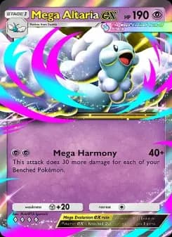 Mega Altaria ex — Mega Rising — Four Diamond