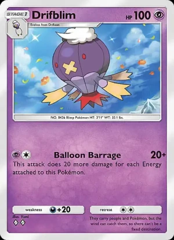 Drifblim — Mega Rising, Two Diamond