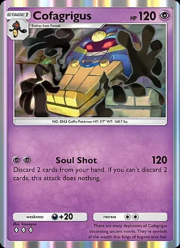 Cofagrigus — Mega Rising, Three Diamond