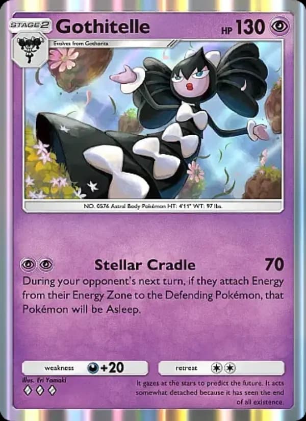 Gothitelle — Mega Rising, Three Diamond