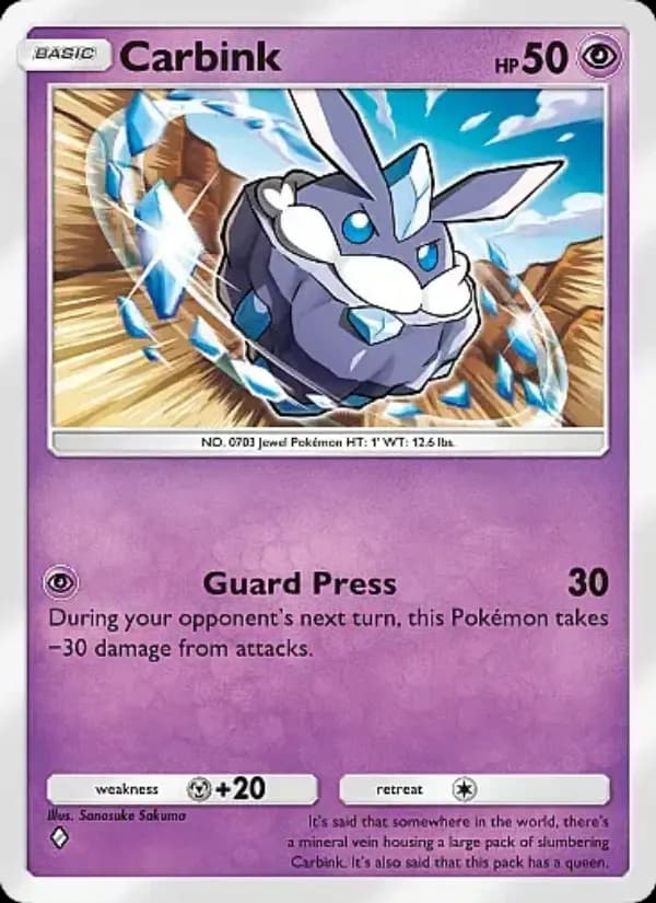 Carbink — Mega Rising, One Diamond