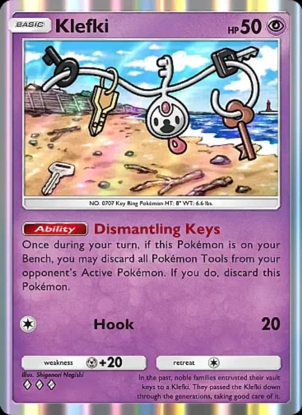 Klefki — Mega Rising, Three Diamond