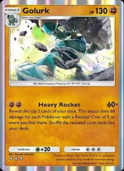 Golurk — Mega Rising — Three Diamond