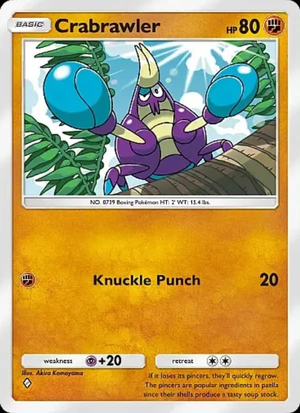 Crabrawler — Mega Rising, One Diamond