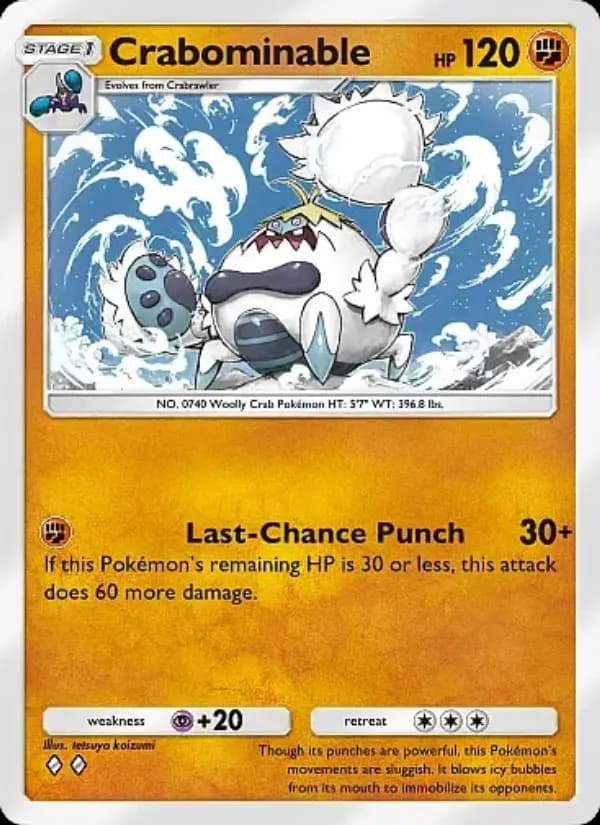 Crabominable — Mega Rising, Two Diamond