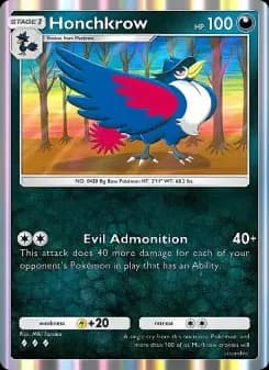Honchkrow — Mega Rising — Three Diamond