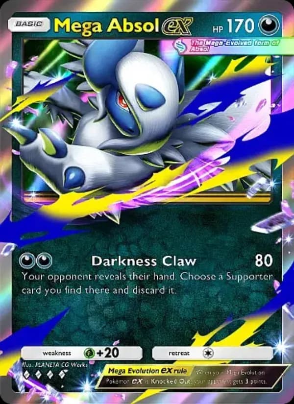 Mega Absol ex — Mega Rising, Four Diamond