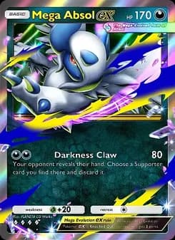 Mega Absol ex — Mega Rising — Four Diamond