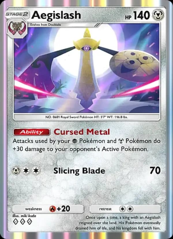 Aegislash — Mega Rising, Three Diamond