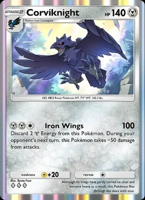 Corviknight — Mega Rising, Three Diamond