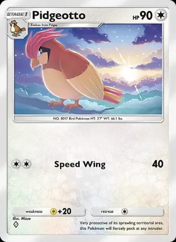 Pidgeotto — Mega Rising, One Diamond