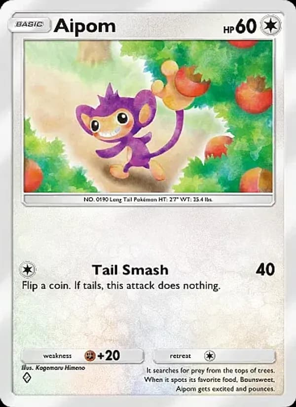 Aipom — Mega Rising, One Diamond