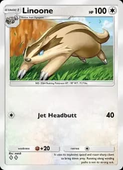 Linoone — Mega Rising — Two Diamond