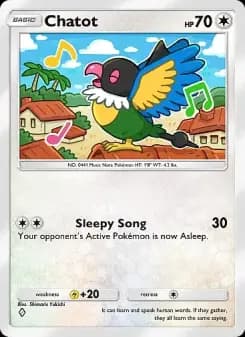 Chatot — Mega Rising — One Diamond