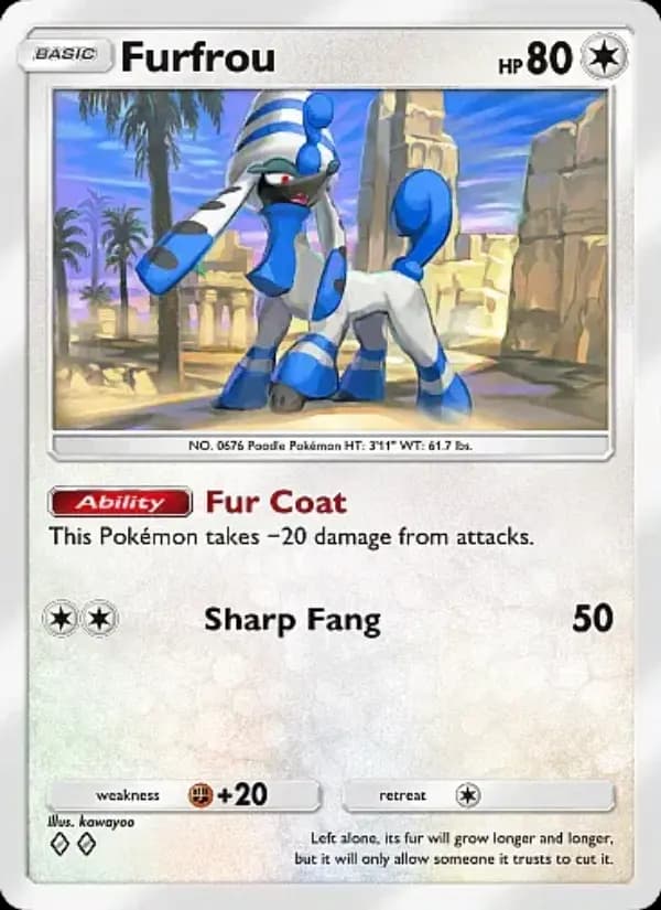 Furfrou — Mega Rising, Two Diamond