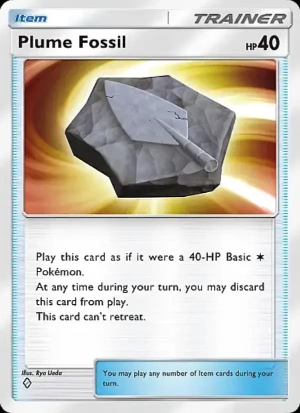 Plume Fossil — Mega Rising, One Diamond