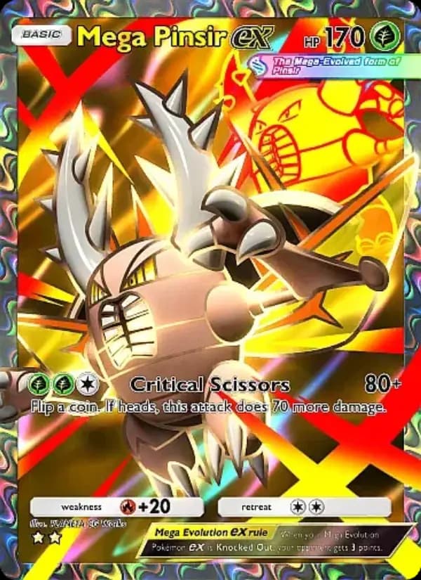 Mega Pinsir ex — Mega Rising, Two Star