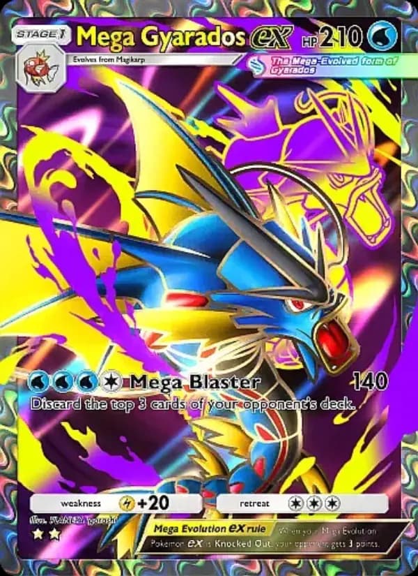 Mega Gyarados ex — Mega Rising, Two Star