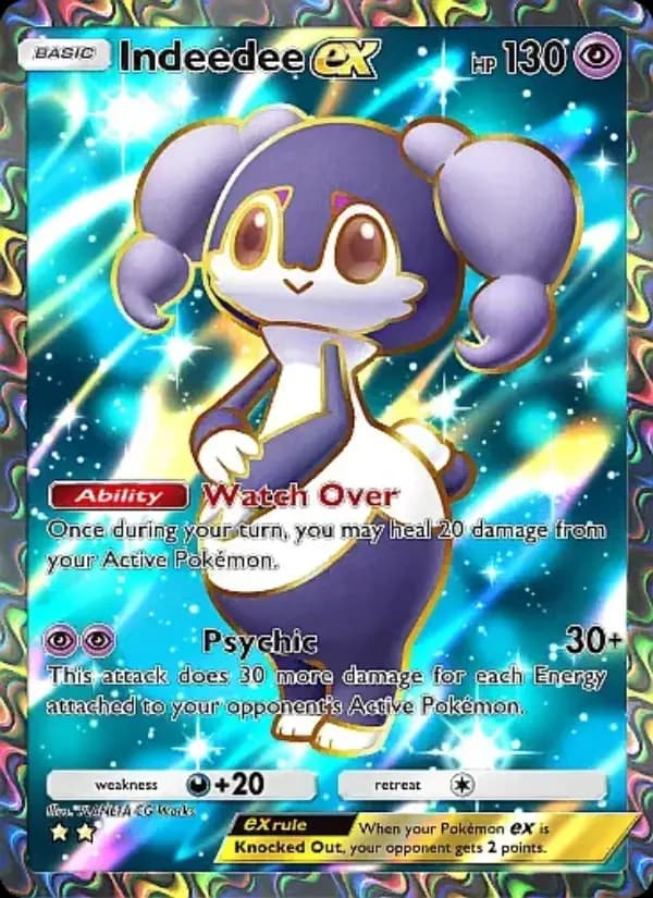 Indeedee ex — Mega Rising, Two Star