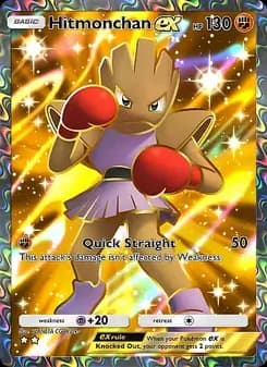 Hitmonchan ex — Mega Rising — Two Star