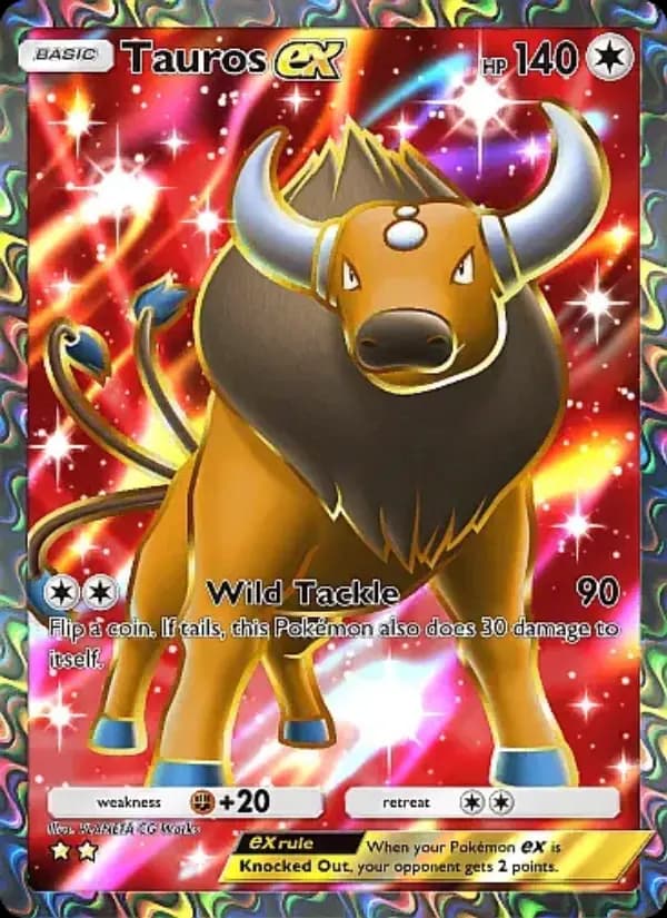Tauros ex — Mega Rising, Two Star