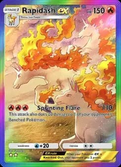 Rapidash ex — Mega Rising — Two Star