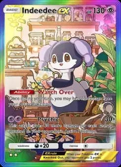 Indeedee ex — Mega Rising — Two Star