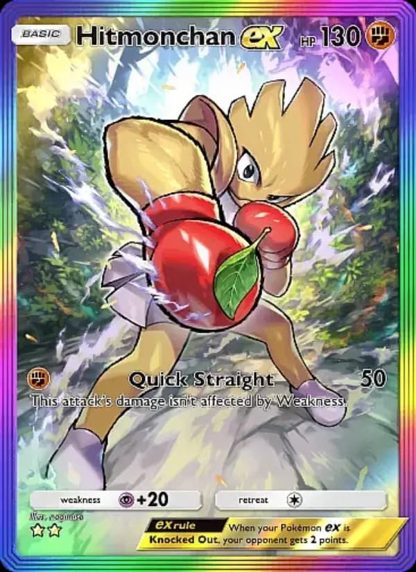 Hitmonchan ex — Mega Rising, Two Star