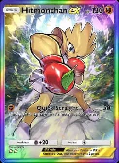 Hitmonchan ex — Mega Rising — Two Star