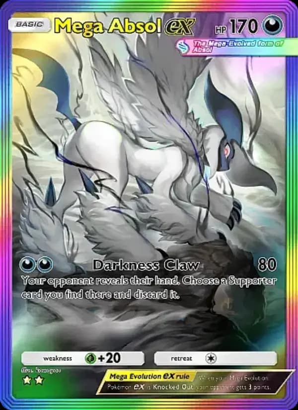 Mega Absol ex — Mega Rising, Two Star