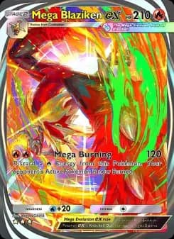 Mega Blaziken ex — Mega Rising — Three Star