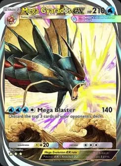 Mega Gyarados ex — Mega Rising — Three Star