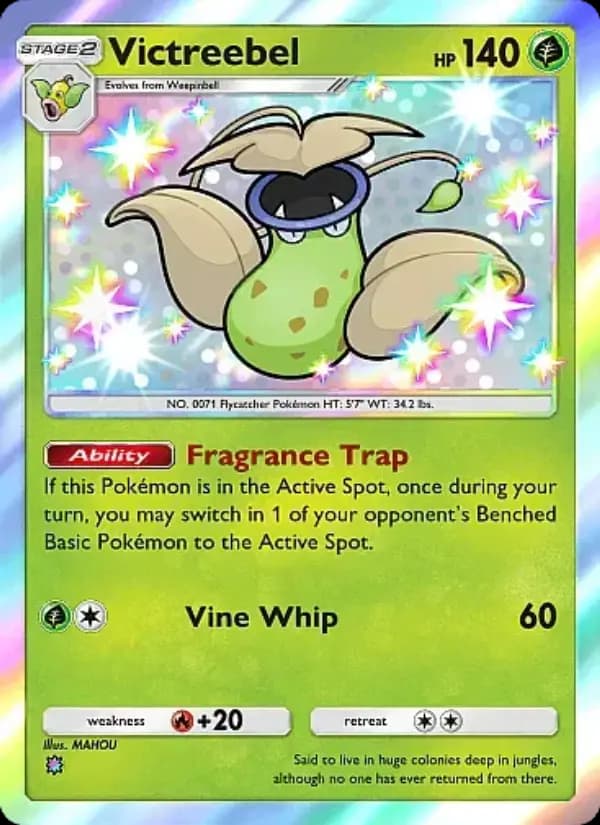 Victreebel — Mega Rising, One Shiny