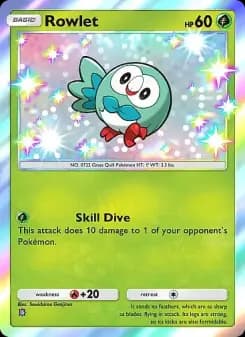 Rowlet — Mega Rising — One Shiny