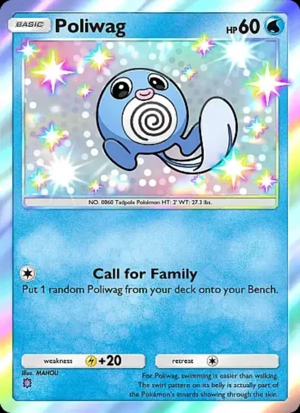 Poliwag — Mega Rising, One Shiny