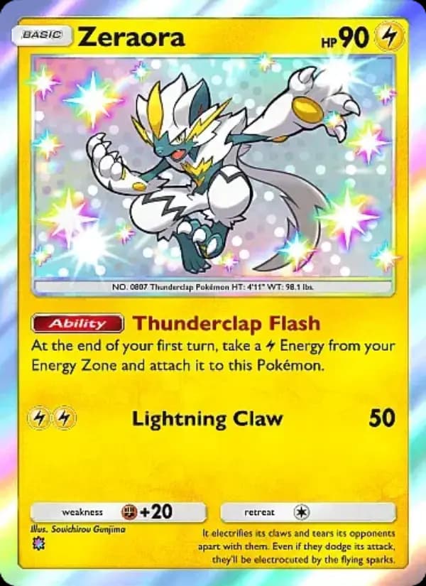 Zeraora — Mega Rising, One Shiny
