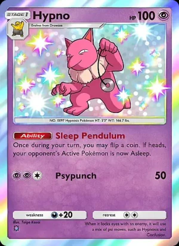 Hypno — Mega Rising, One Shiny